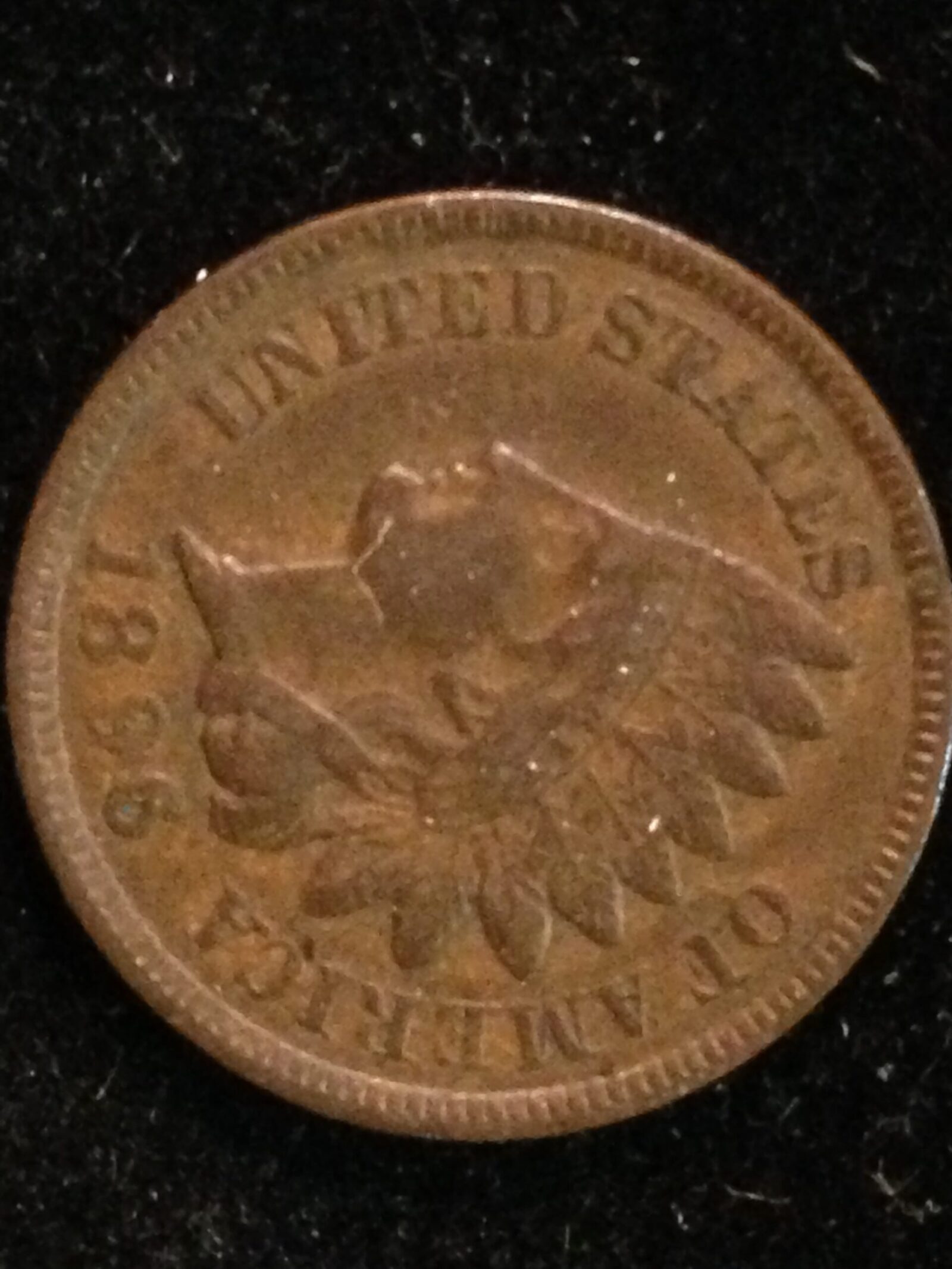 1896 Indian Cent VG