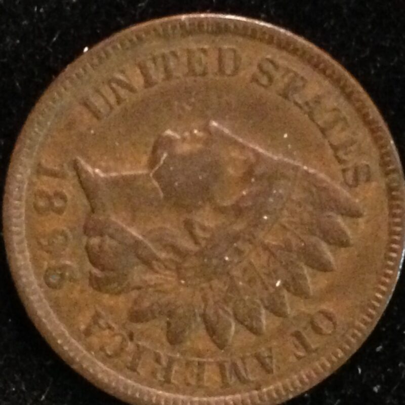 1896 Indian Cent F