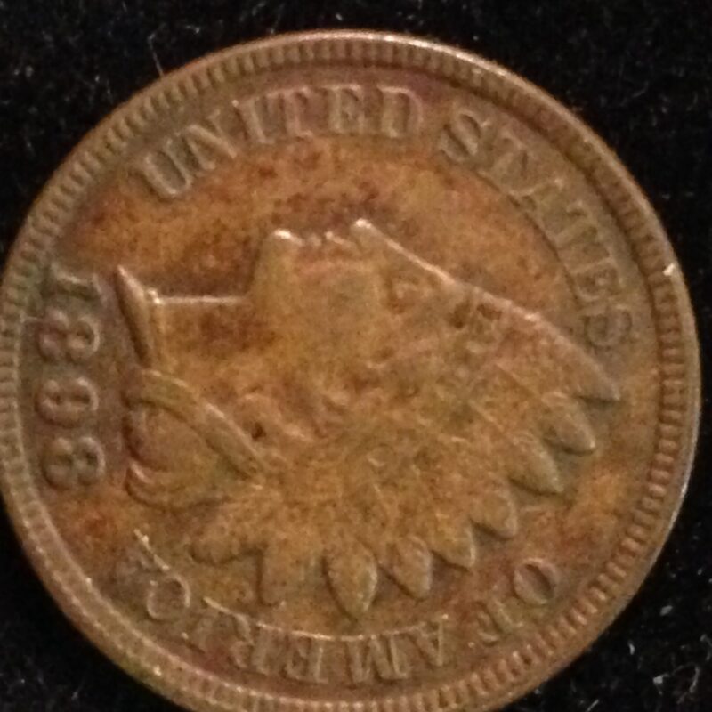 1898 Indian Cent F