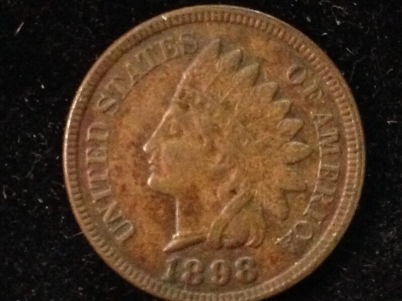1898 Indian Cent F