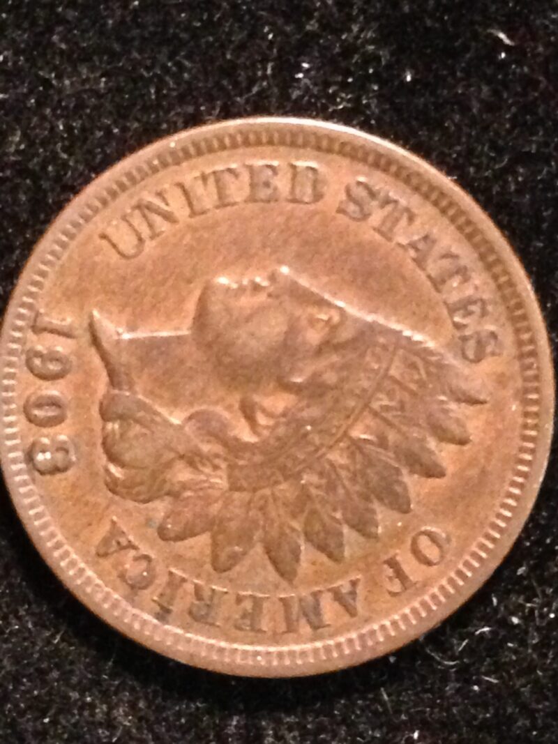 1908 Indian Cent XF