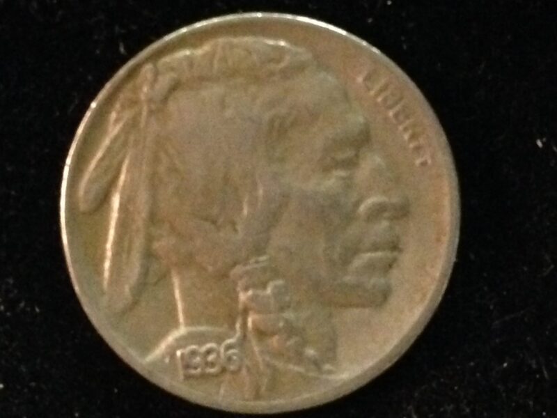 1936-D Buffalo Nickel XF