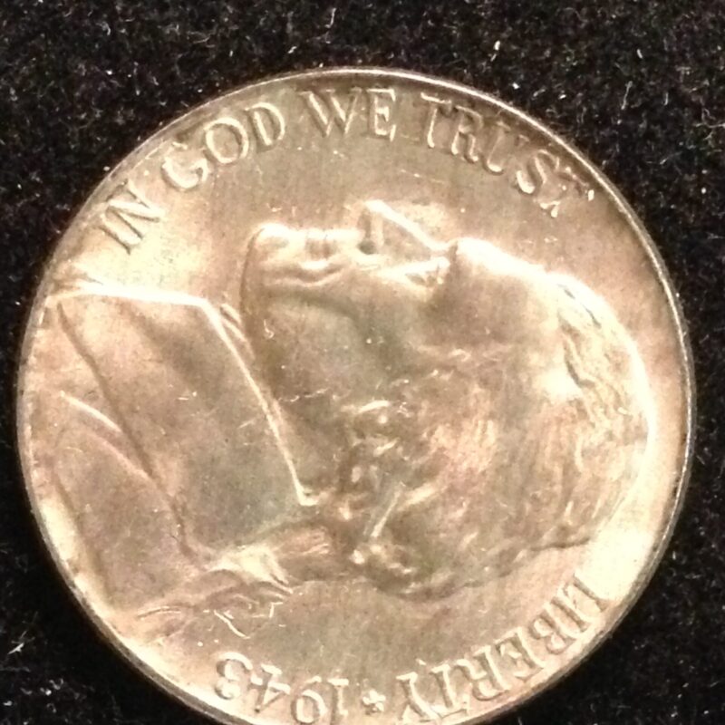 1943-S Jefferson War Time Nickel ChBU