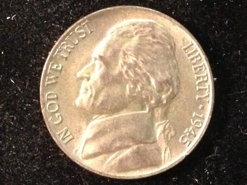 1945-P Jefferson Nickel Gem BU