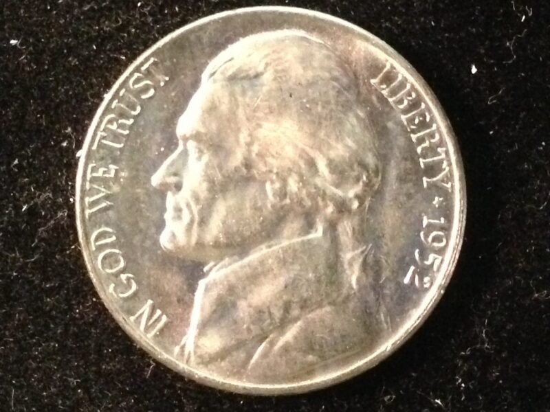1952-D Jefferson Nickel Gem BU