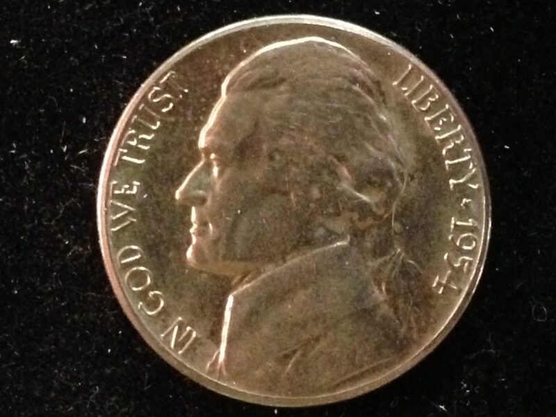 1954-S Jefferson Nickel ChBU