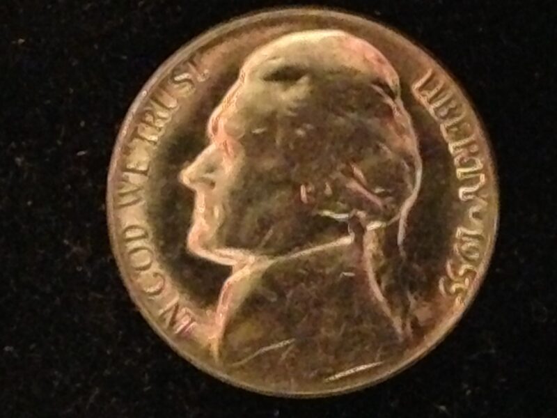 1955 Jefferson Nickel Gem BU