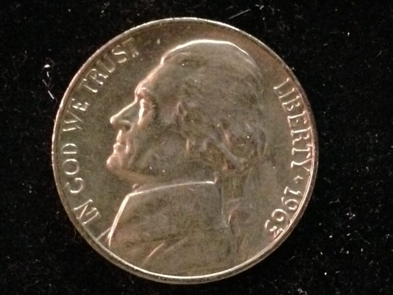 1963 Jefferson Nickel Gem BU