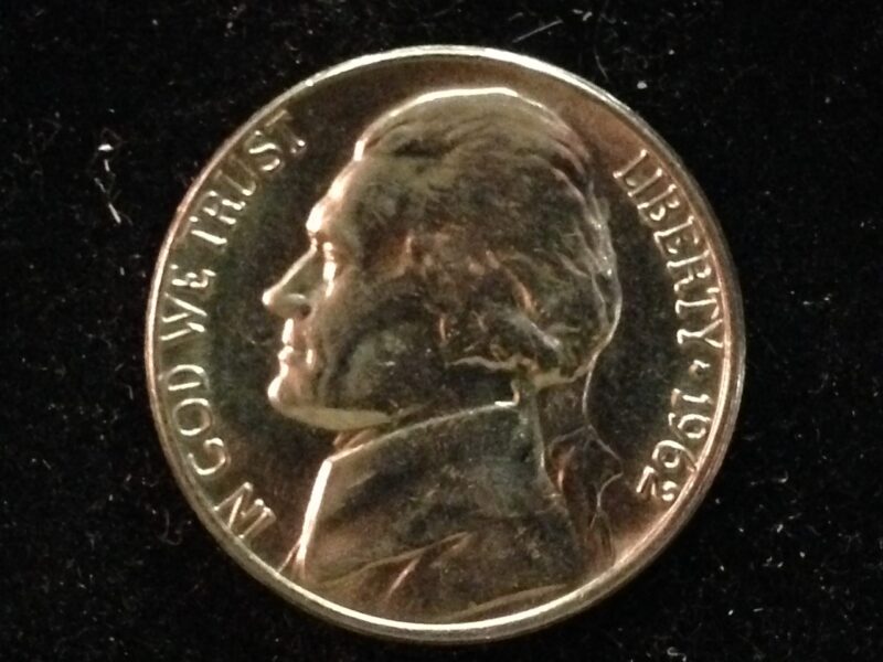 1963-D Jefferson Nickel Gem BU