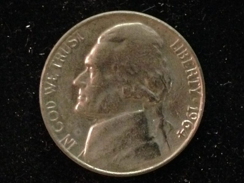 1964 Jefferson Nickel Gem BU