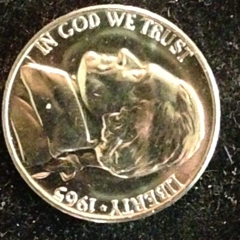 1965 SMS Jefferson Nickel Gem BU