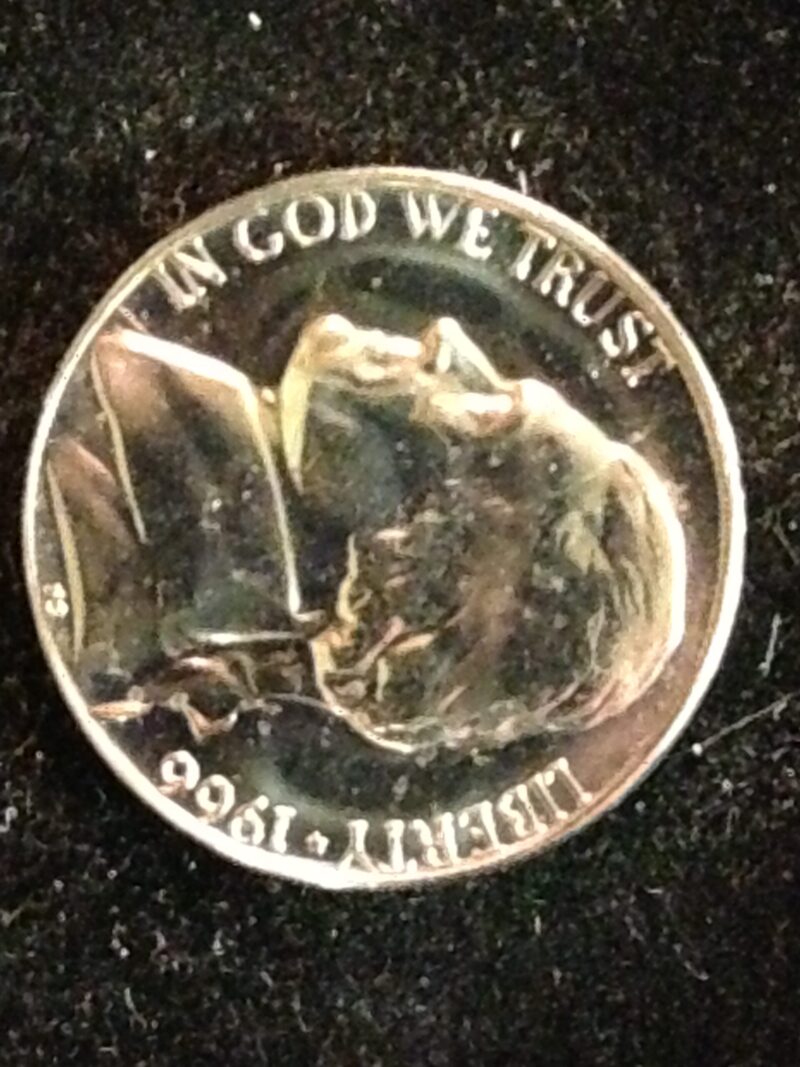 1966 SMS Jefferson Nickel Gem BU