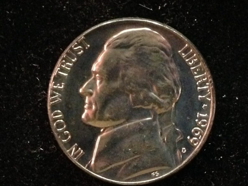1969-D Jefferson Nickel Gem BU