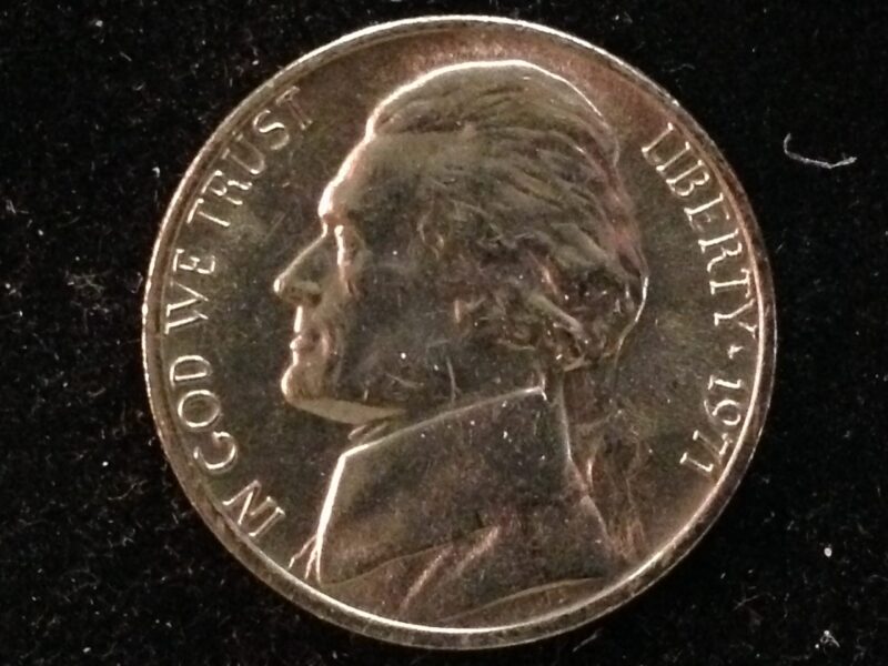 1971 Jefferson Nickel Gem BU