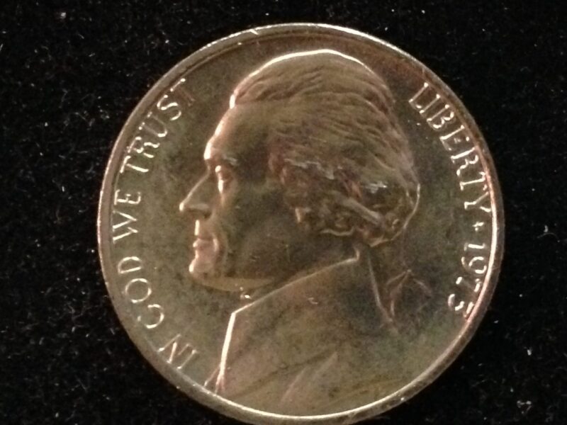 1973 Jefferson Nickel Gem BU