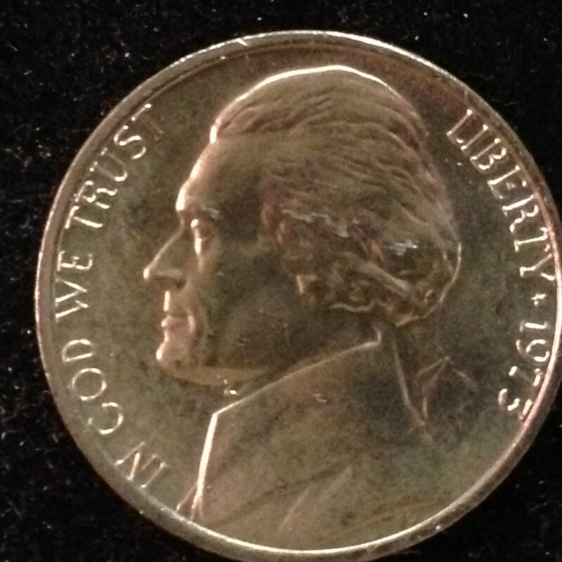 1973 Jefferson Nickel Gem BU