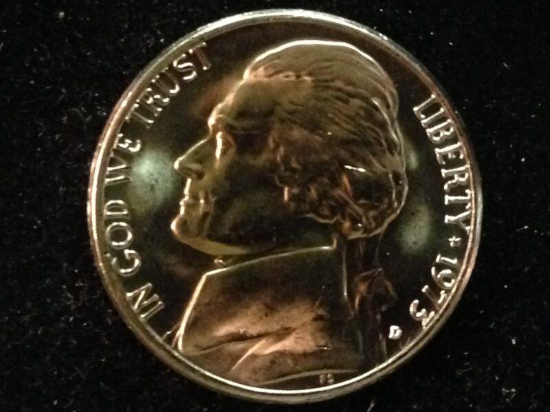 1973-D Jefferson Nickel Gem BU