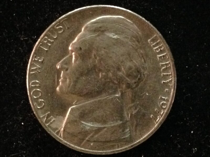 1977 Jefferson Nickel Gem BU