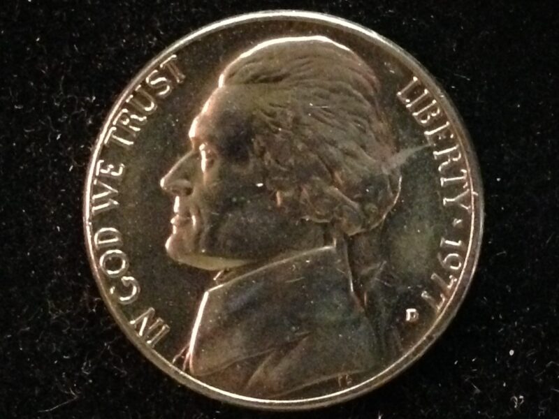 1977-D Jefferson Nickel Gem BU