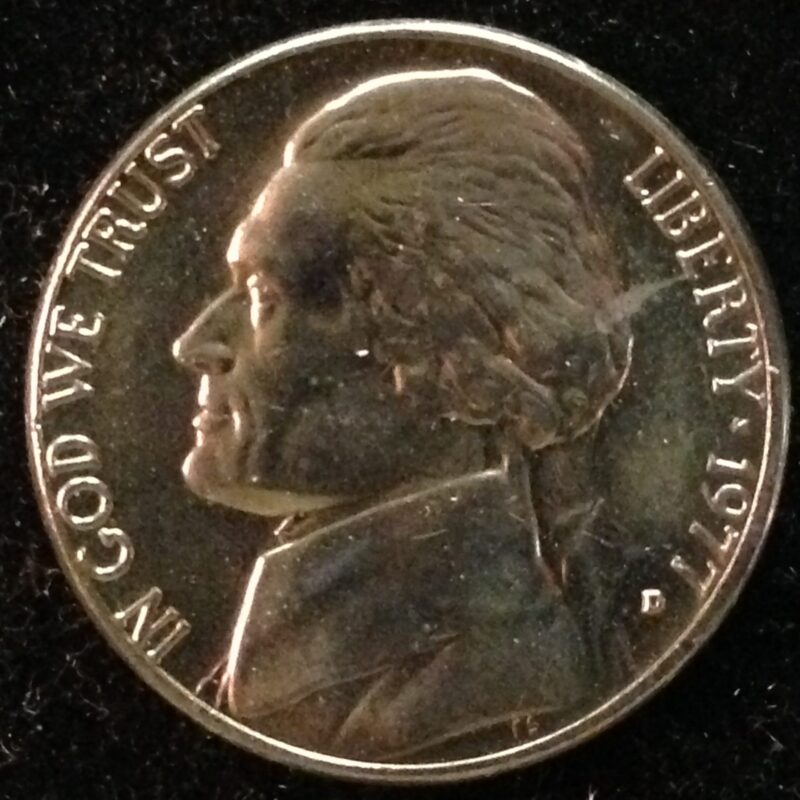1977-D Jefferson Nickel Gem BU