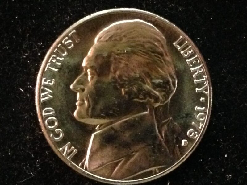 1978-D Jefferson Nickel Gem BU