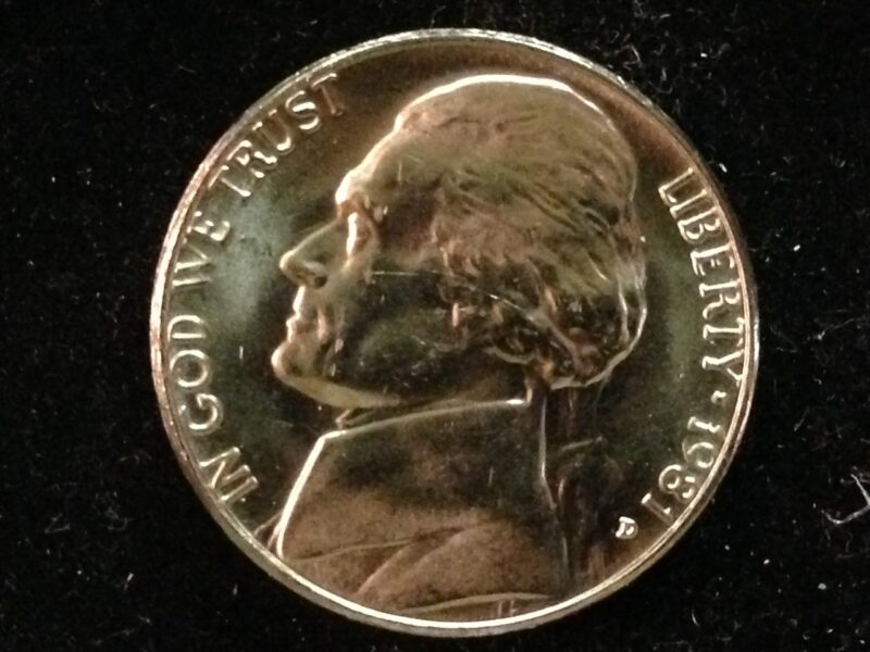 1981-D Jefferson Nickel Gem BU