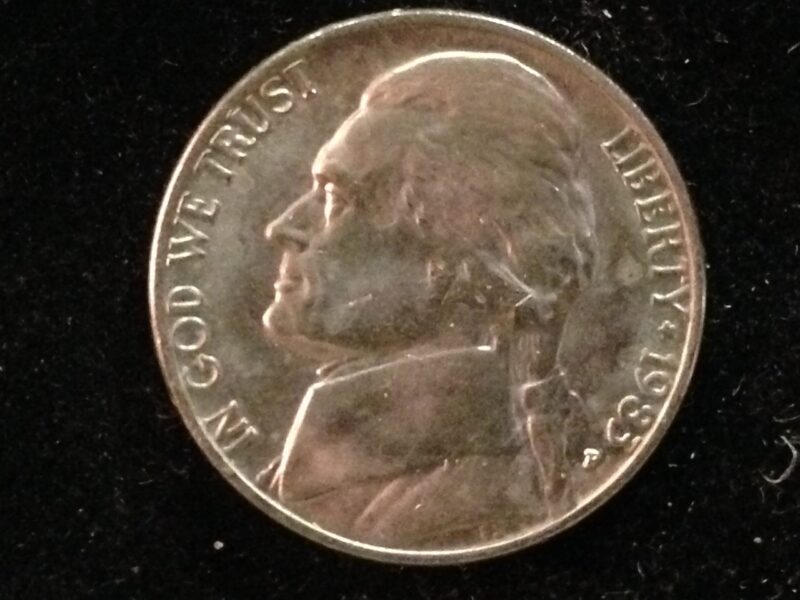 1983-P Jefferson Nickel ChBU