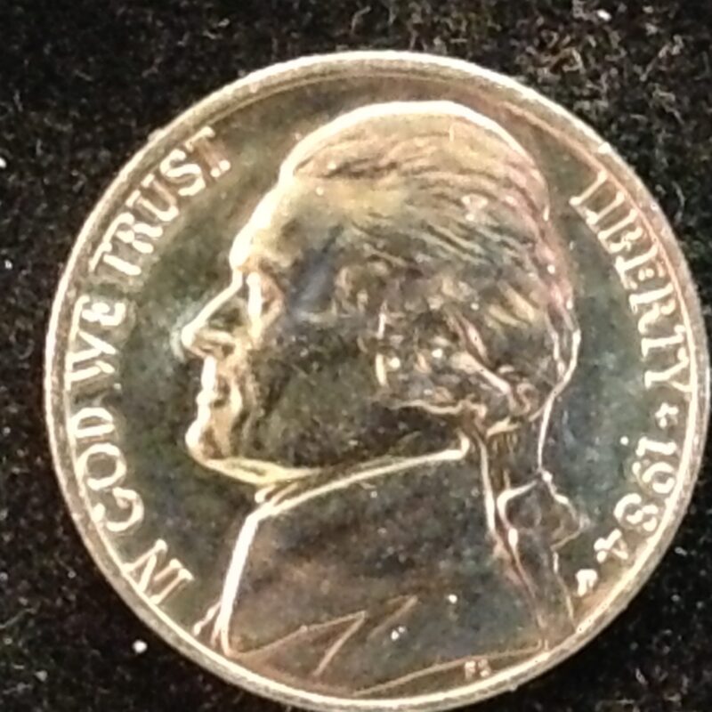 1984-P Jefferson Nickel Gem BU