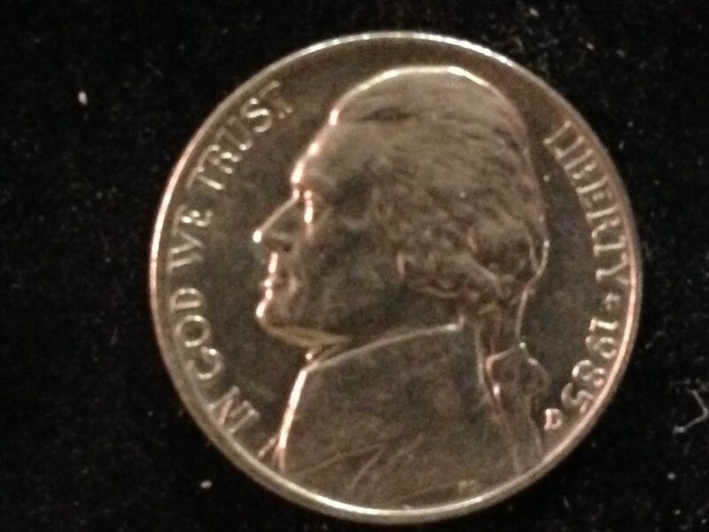 1985-D Jefferson Nickel Gem BU