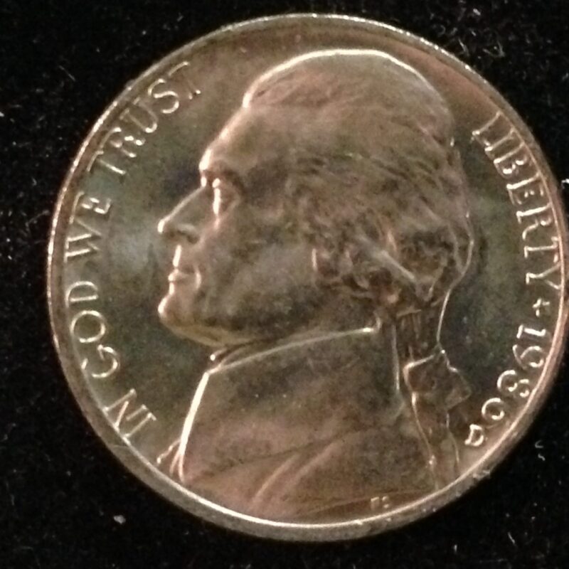 1986-D Jefferson Nickel ChBU