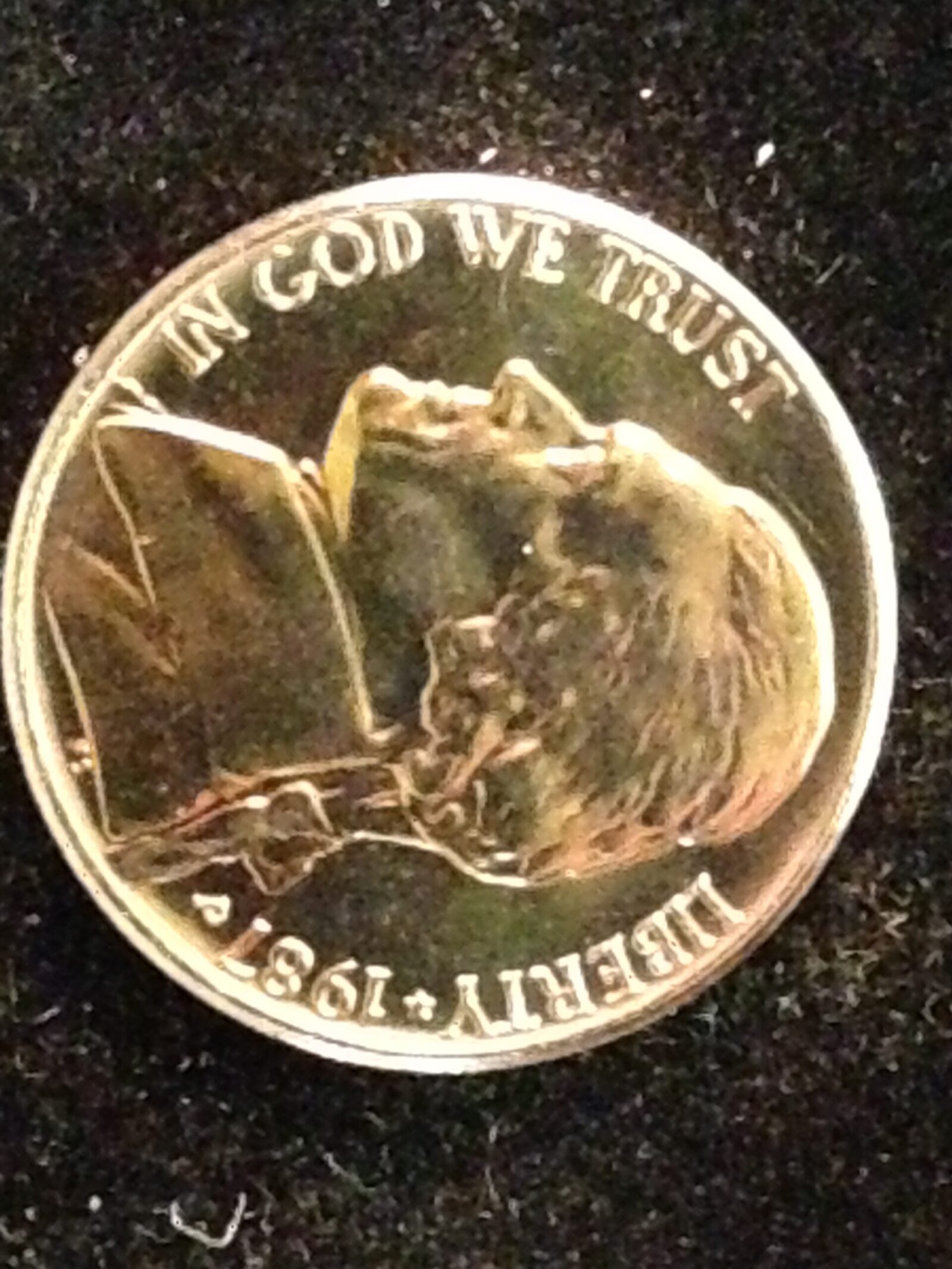 1987-P Jefferson Nickel Gem BU