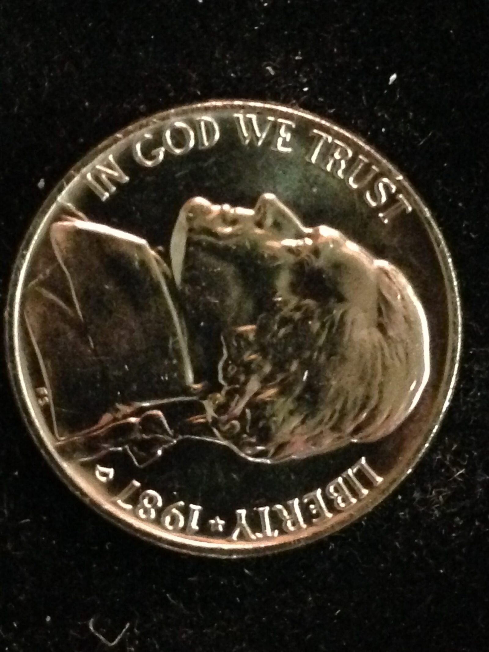 1987-D Jefferson Nickel Gem BU