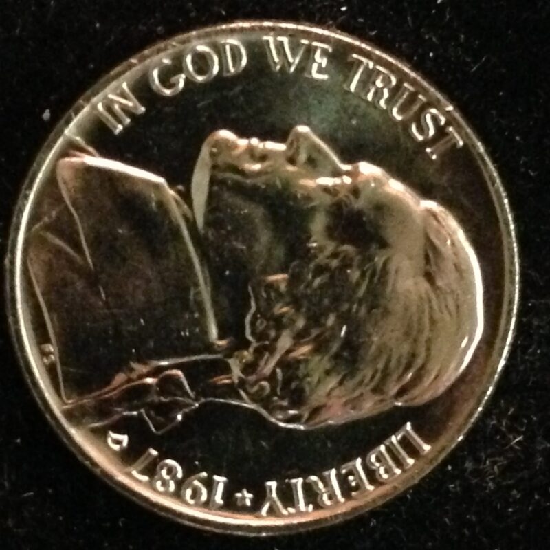 1987-D Jefferson Nickel Gem BU