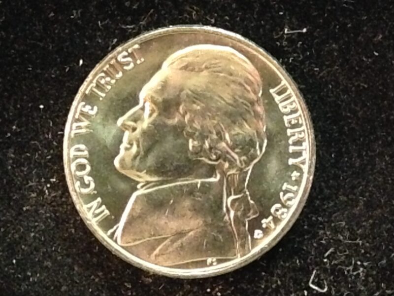 1984-D Jefferson Nickel Gem BU