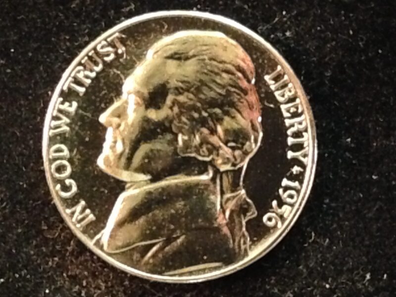 1956 Jefferson Nickel Gem Proof