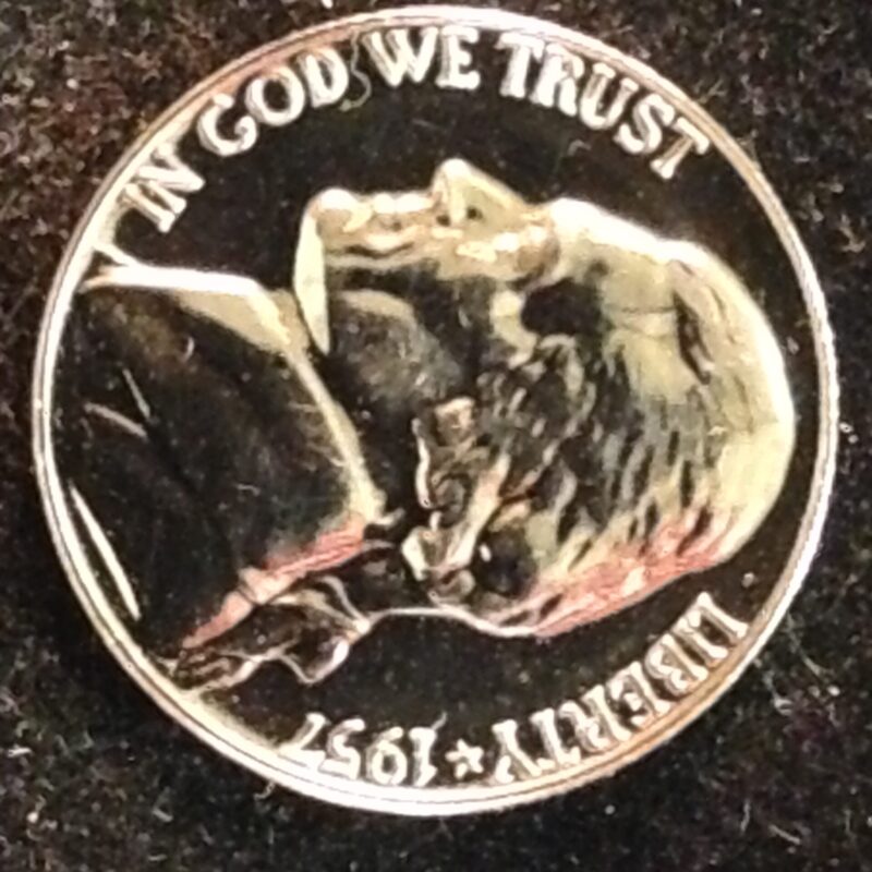 1957 Jefferson Nickel Gem Proof