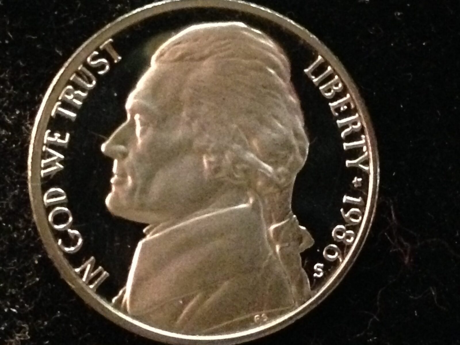 1986-S  Jefferson Nickel Gem Proof