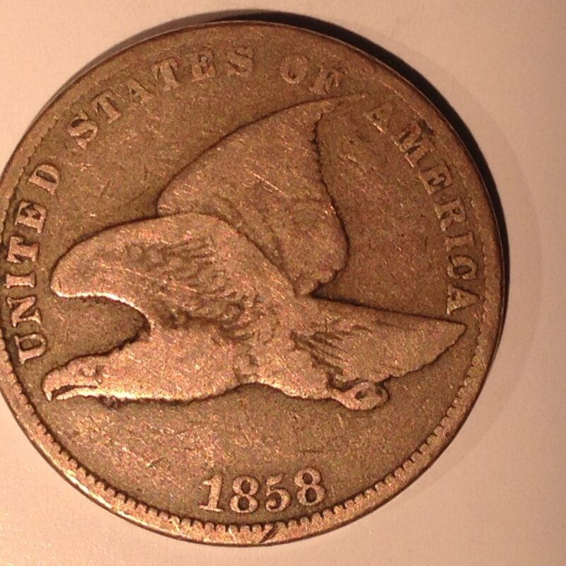 1858 Flying Eagle Cent Large Letters G