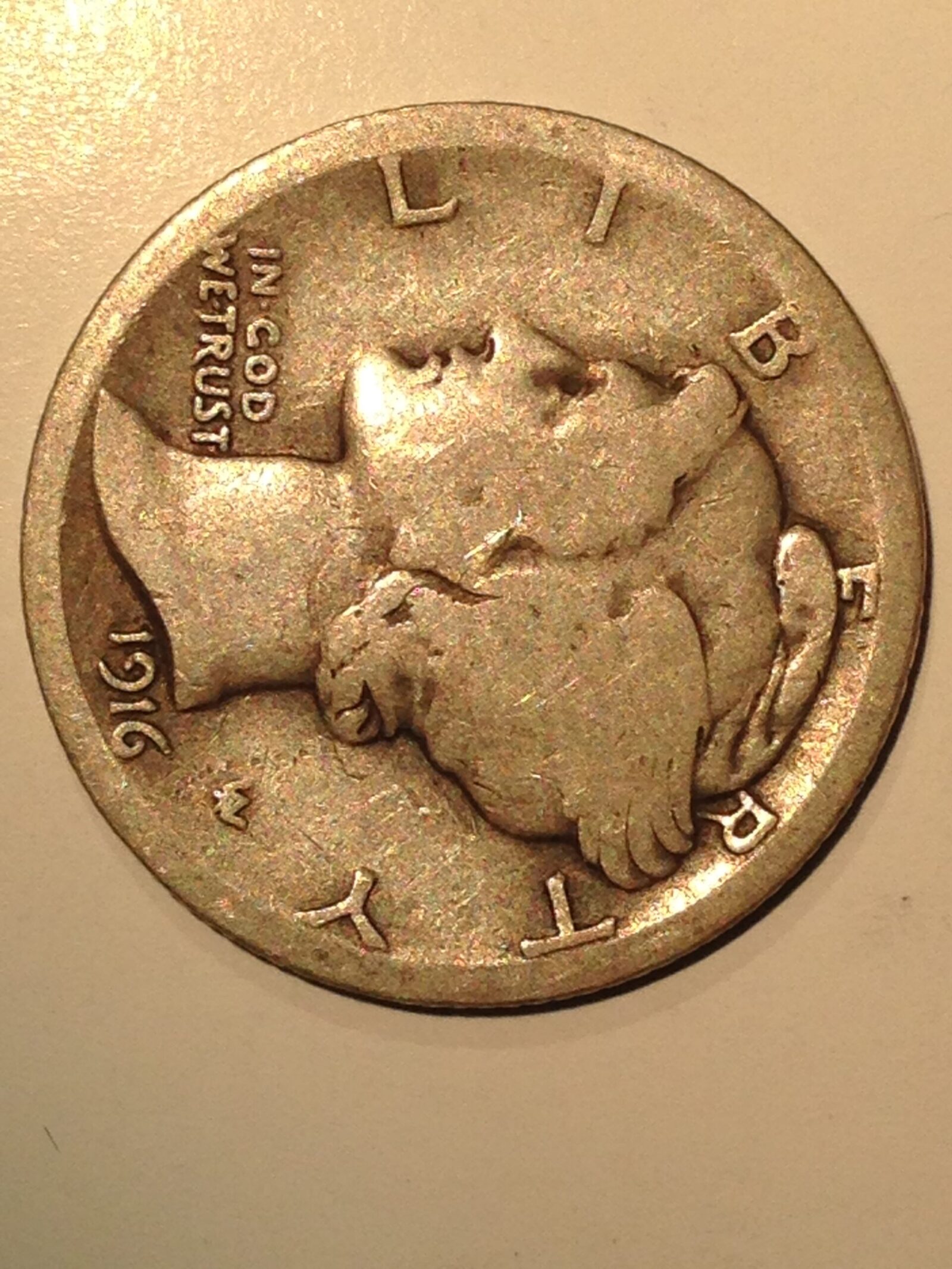 1916-S Mercury Dime F