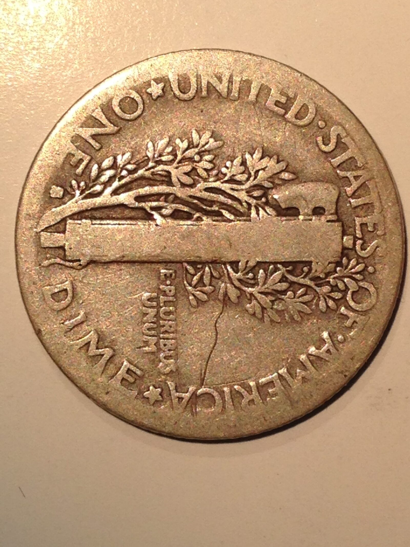 1916-S Mercury Dime F - Image 2