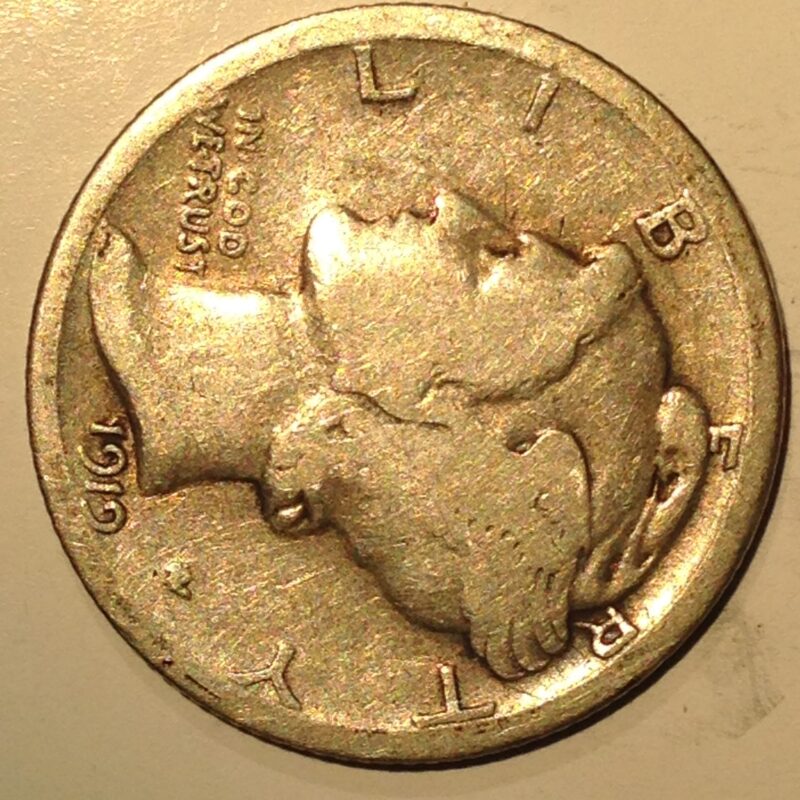 1919-S Mercury Dime F