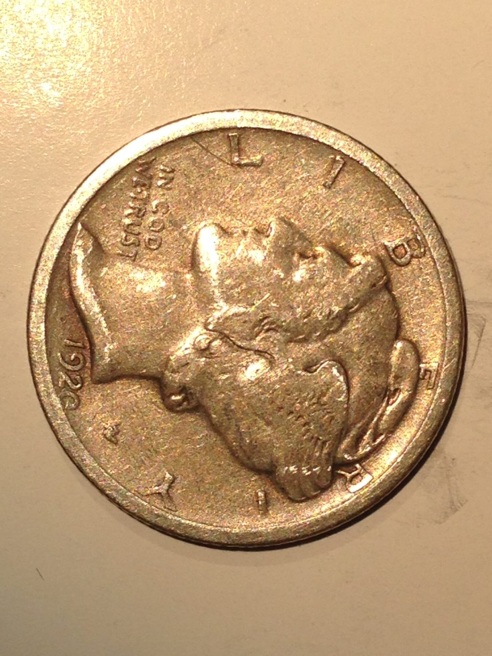 1920-D Mercury Dime G