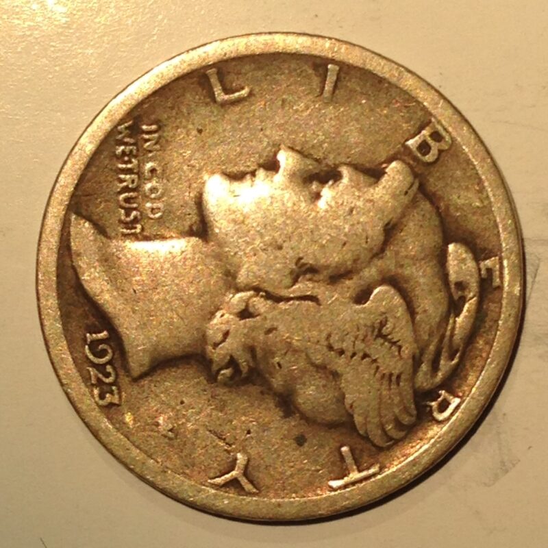 1923-S Mercury Dime F