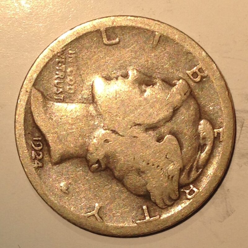 1924-S Mercury Dime F