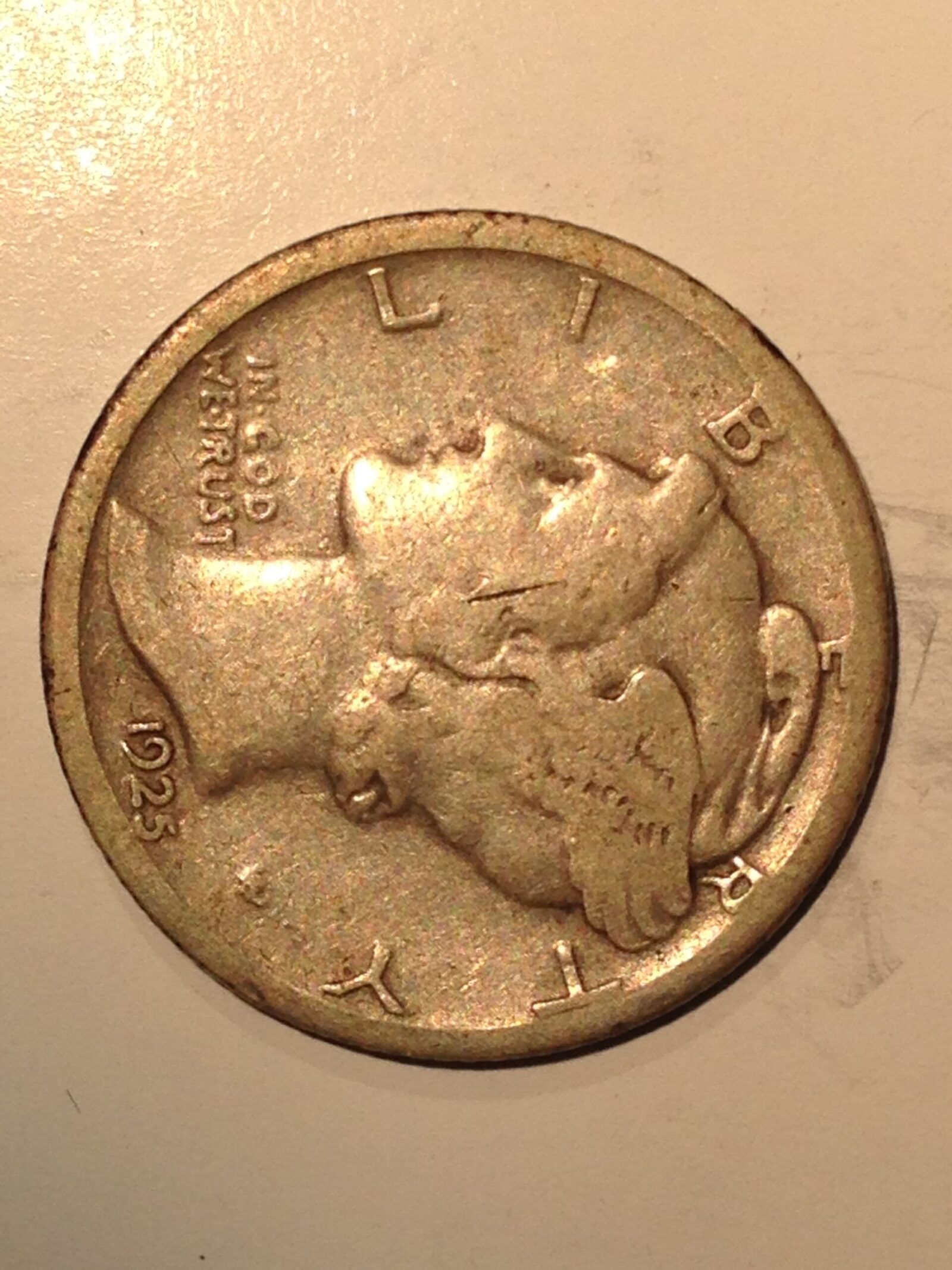 1925-S Mercury Dime F