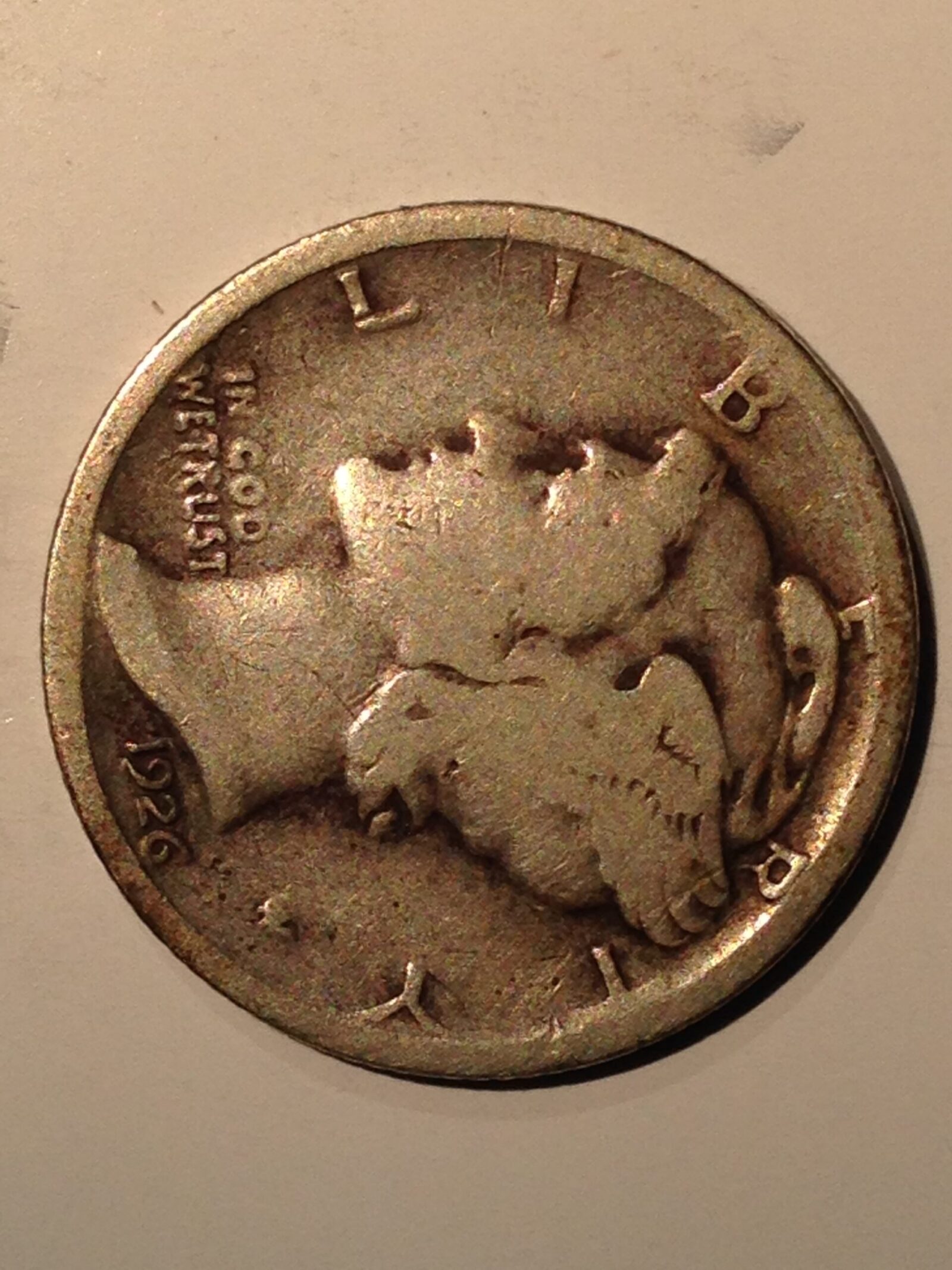 1926-S Mercury Dime F