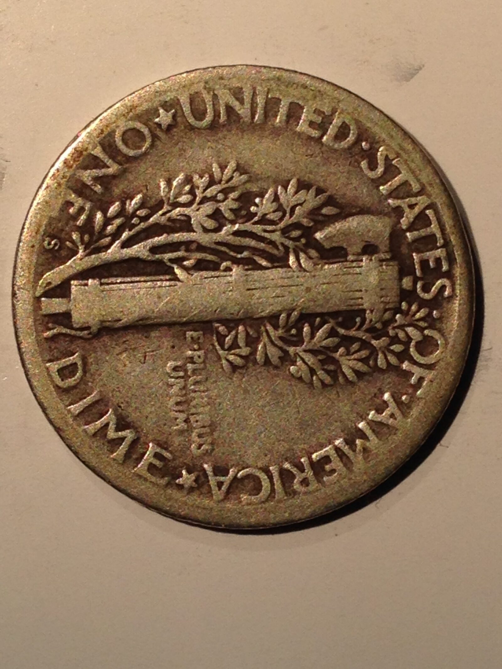 1926-S Mercury Dime F - Image 2