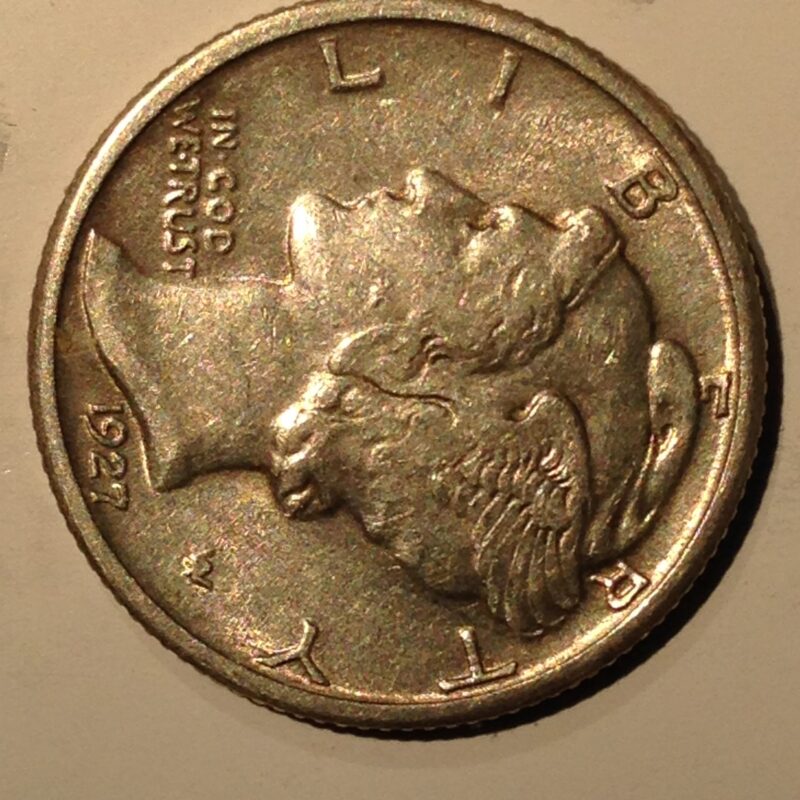 1927 Mercury Dime F