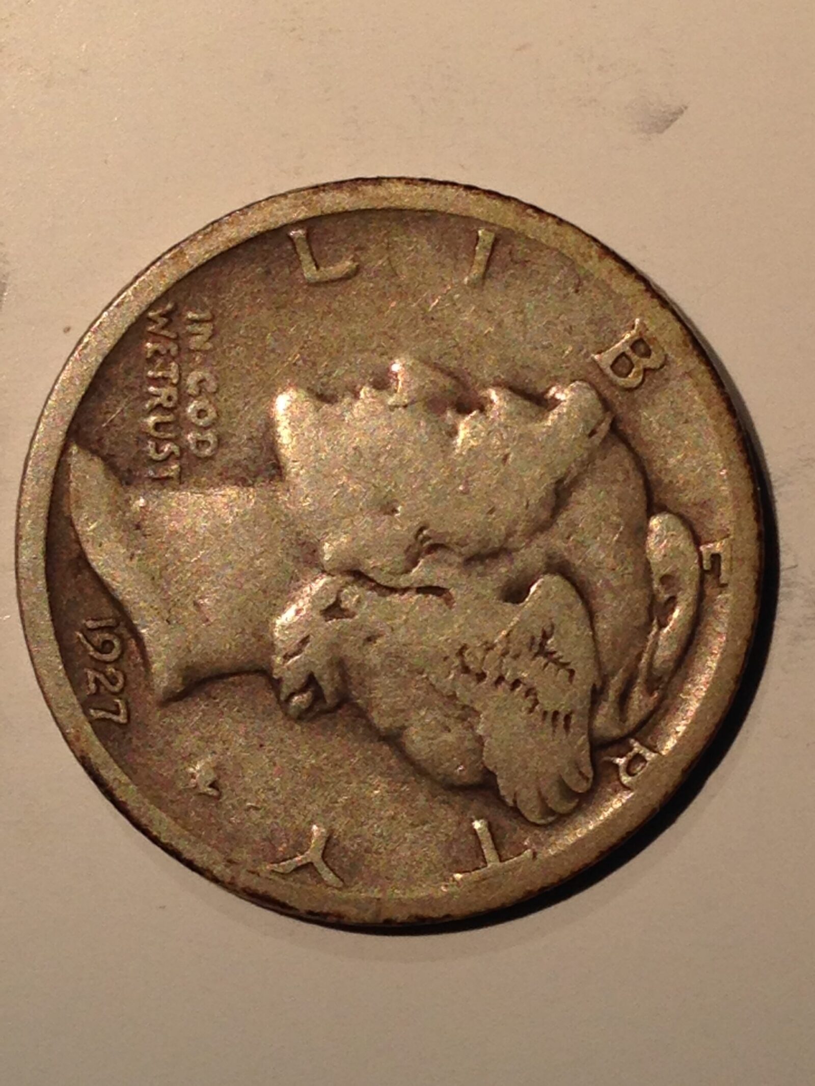 1927-S Mercury Dime G
