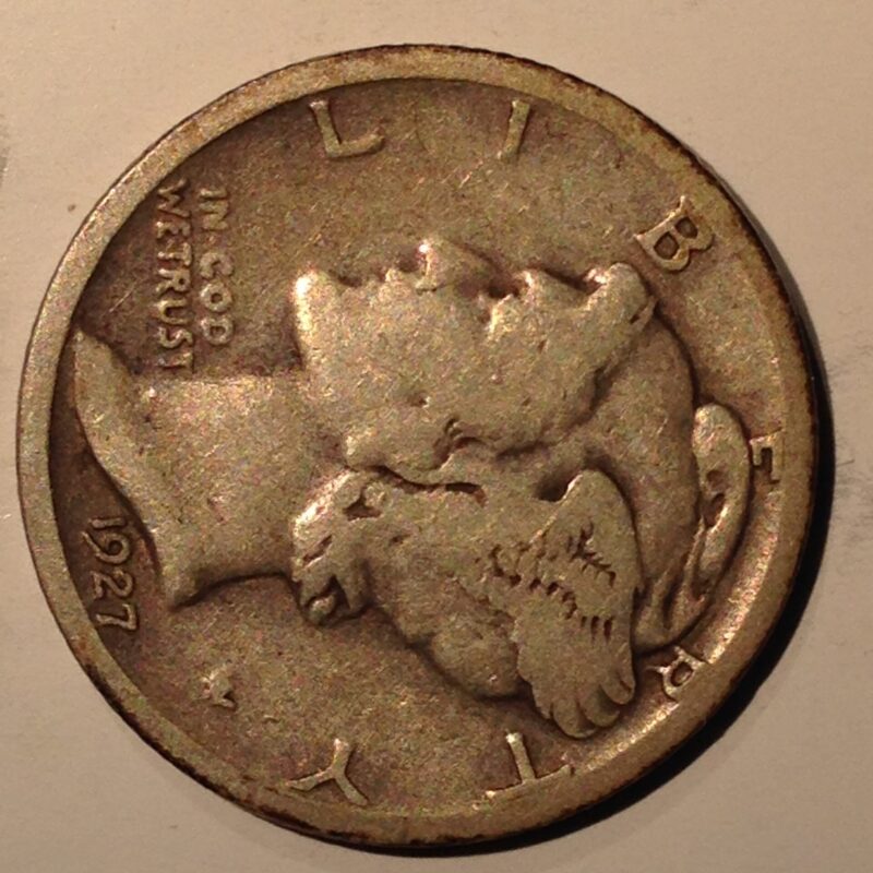 1927-S Mercury Dime F